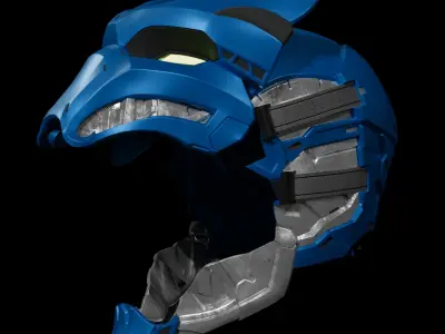 Blue Hood Shinobi 3D print model