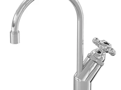 Two kitchen taps mixers Quooker and Volevatch 3D model