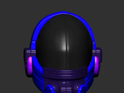helmet high poly sculpt 3d printable  3D model 3D model get