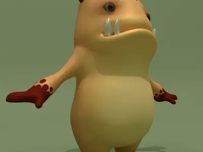 Monster Sweetie Alan 3D model
