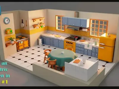 The Kitchen 3D model
