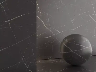 Marble Material and Porcelain Stoneware Tiles - Set 18 Texture