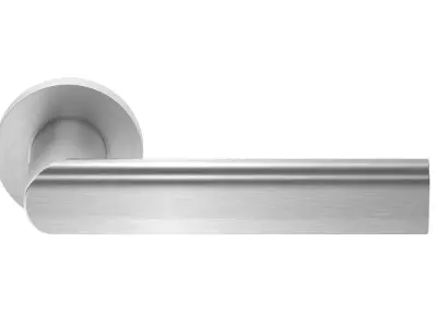 Frelan Satin Stainless Steel Door Handle 3D model