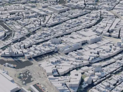 Amsterdam - Netherlands 3D model