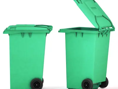 Dustbin Weber 3D model