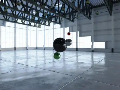 HDRI - Warehouse Interior 4 v2 Texture