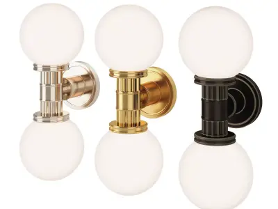 Restoration Hardware Davenport Sconce Lamp 3D model