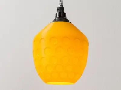 Lamp Shade Honeycomb 3D print model