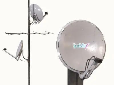 Radio Antenna 3D model