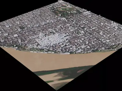 Rosario - Argentina 3D model