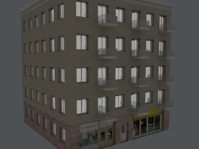 building collection vol1 Low-poly 3D model
