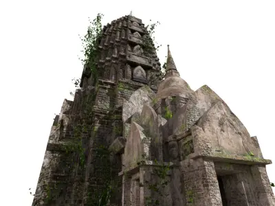 Wat Ratchaburana  3D model