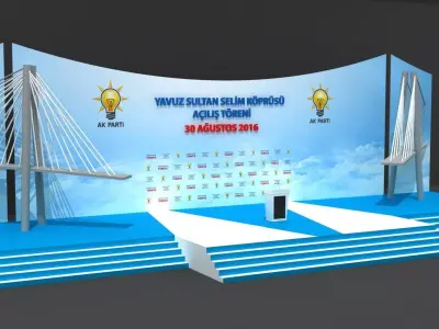 Special Opening Outdoor Stage 103 3D model