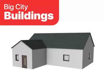 Big City Buildings - House 005 3D model