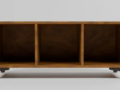 Vinyl Console Rack 120cm Free 3D model