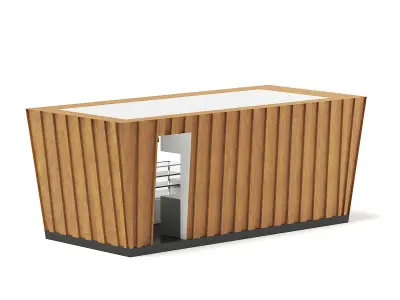 Mall Stall 3D Model 3D model