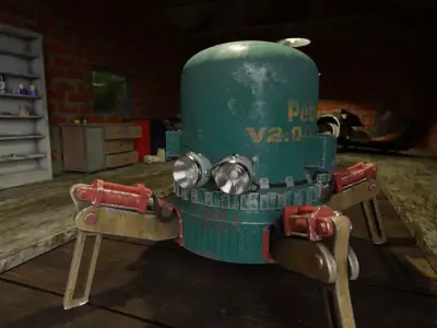 robot Petro 3D model