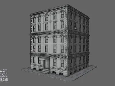 City building 3D model order