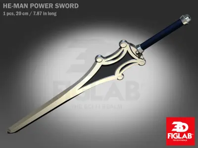 HE-MAN POWER SWORD 3D model