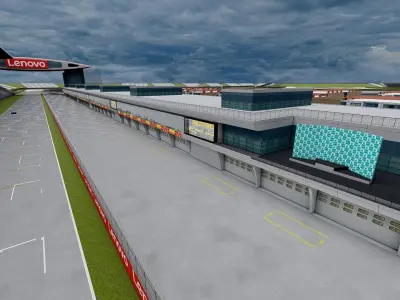 Shanghai International Circuit GP 3D model