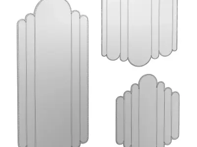 Renee Mirror AnthroHome Mirror Set 3D model