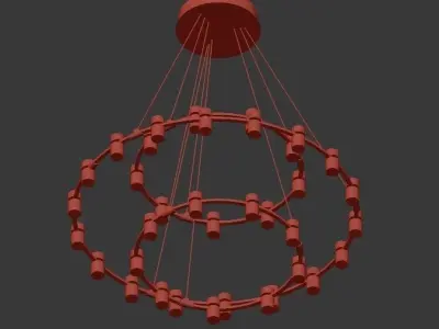 NETTO chandelier 3D model