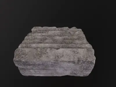 Stairs 3D Model Low-poly 3D model