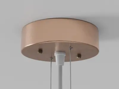 Pendant Ceiling Light P584C Low-poly 3D model