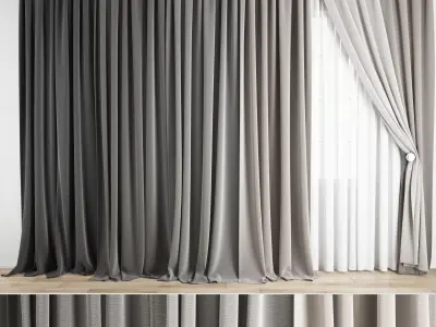 curtain 475 3D model