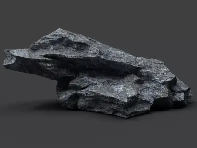 Rock 7-10 Low-poly 3D model