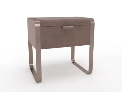 Nightstand Cantori Elvis bedside table with drawers 3D model