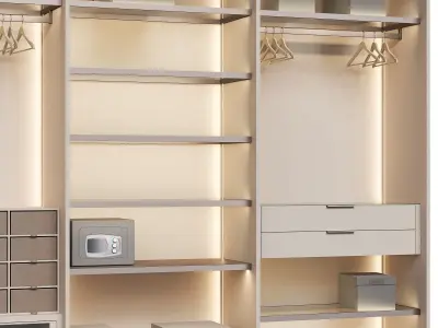 Lema wardrobe Nur 3D model