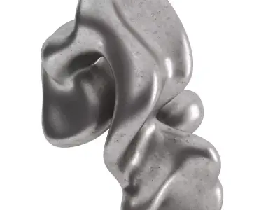 Metall sculpture 2710 3D model