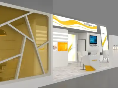 3D Exhibition Design 3D model