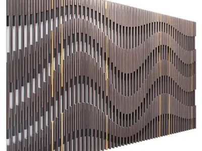  Decor wood Panel 46 3D model