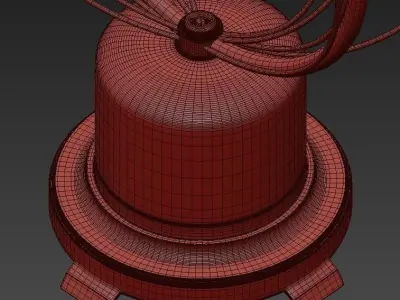 John Richard Arch Brown and Gold Swirling 3D model