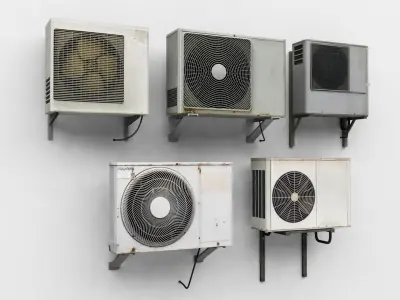 25 Air Conditioner Outdoor Units 3D model