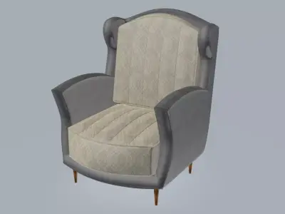 Wilson Armchair 3D model