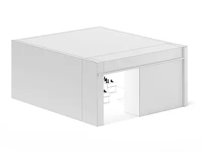 Shoe Store 3D Model 3D model