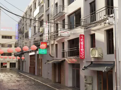 Japanese Street 3D model buy