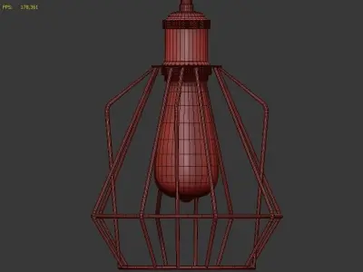 Hanging Lamp LOFT HOUSE P-61 3D model