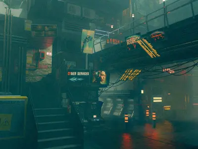 SCI-FI ENVIRONMENT 3D model buy