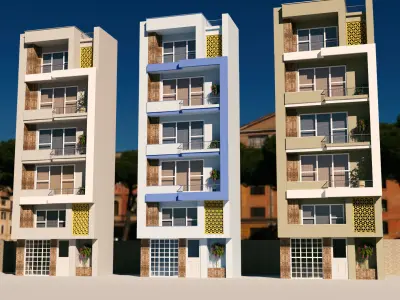 exterior office building 3D model