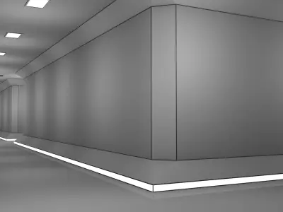 Sci Fi Corridor 3D model