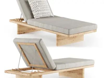 Kettal Mesh Tumbona 3D model