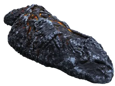Lava Rock  Low-poly 3D model