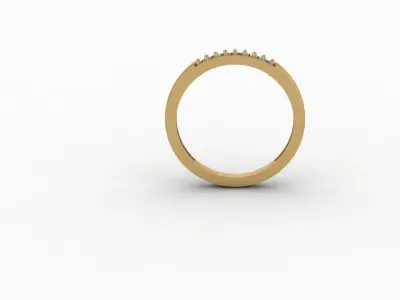 Ring - Gold - Silver 3D print model