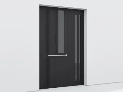 Aluminium door 241 3D model