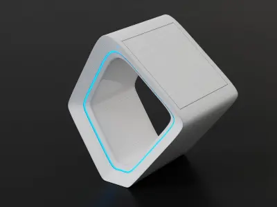 Touch Screen Monitor for public space - perfect for showroom Free 3D model