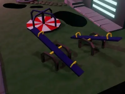 Original house low-poly game ready Low-poly 3D model